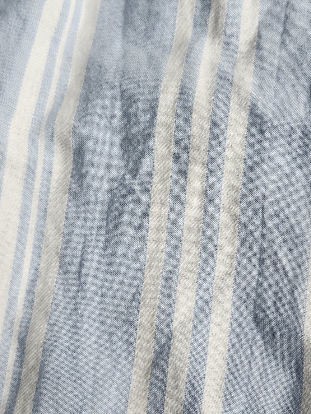 Japna Blue White Striped Shirt Dress XS Sleeveless Button Front Cotton NWT - Picture 5 of 5